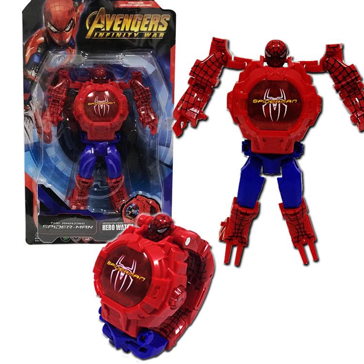 Mainan Jam Tangan Ubah Bentuk Elektronik Robot King Spider Mainan Jam Tangan Ubah Bentuk Elektronik Robot King Spider