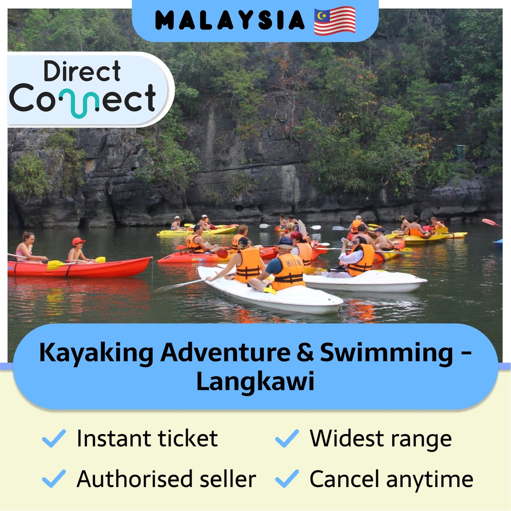 [PROMO TIKET READY] Kayaking Kayak Adventure Swimming Langkawi Malaysia Outdoor Tour Attractions
