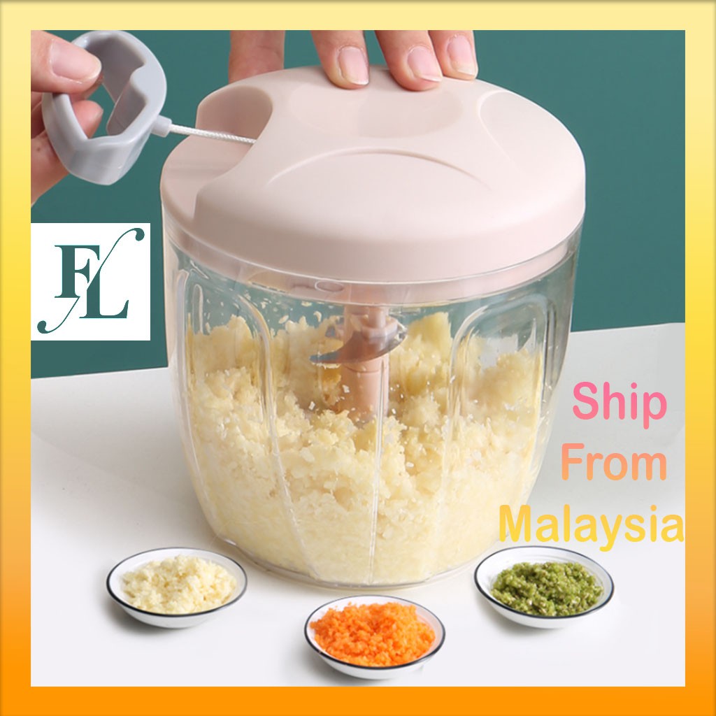 🌈Ready Stock🌈 Hand Manual Blander Garlic Cutter Blender Vegetable