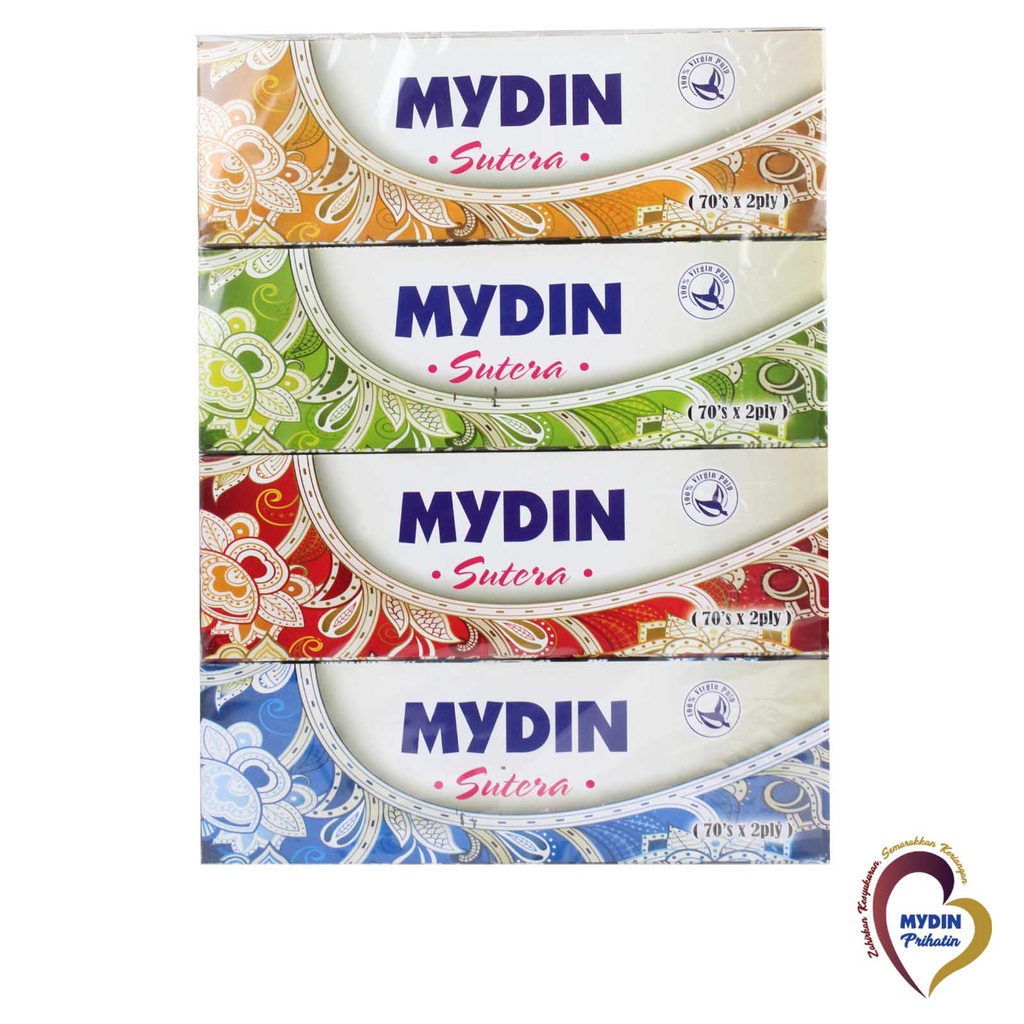Mydin Facial Tissue Sutera - 2 Ply (70's x 4)