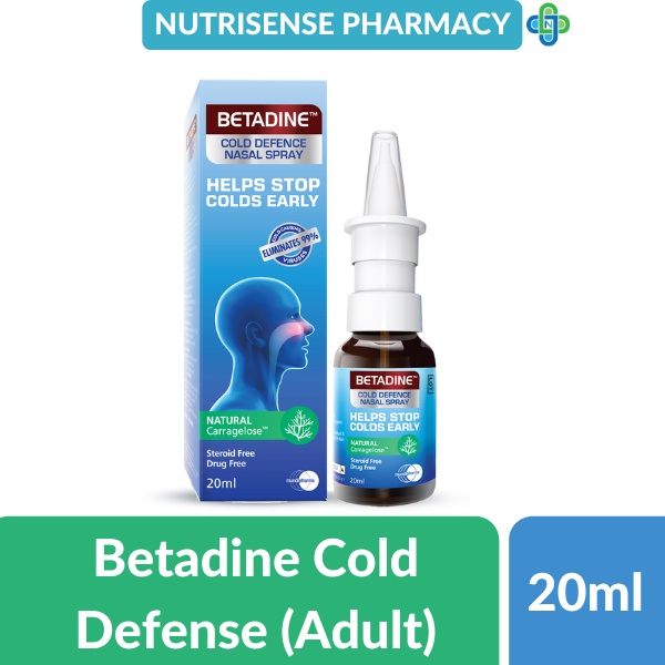 BETADINE COLD DEFENCE NASAL SPRAY 20Ml [exp 12/2024] Shopee Malaysia