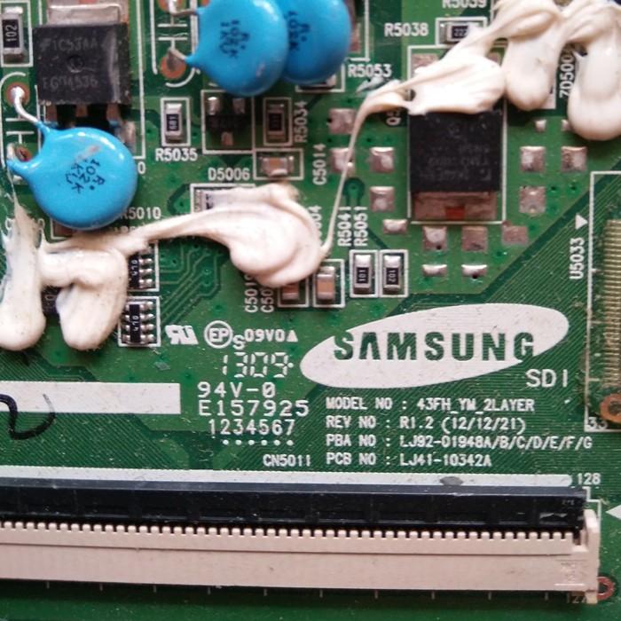 Samsung Ps43f4500ar Ps43f4500 Ps43f4900 Plasma Tv Y Board Lj41 10342a Lj92 01948a Shopee Malaysia