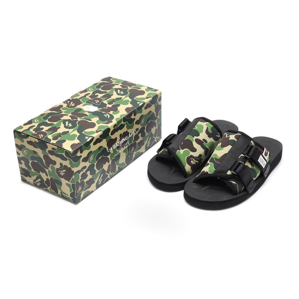bape shark flip flops