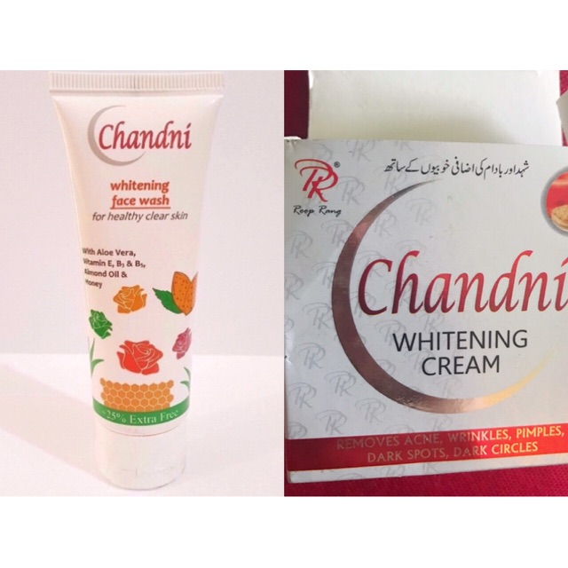 chandni whitening face wash