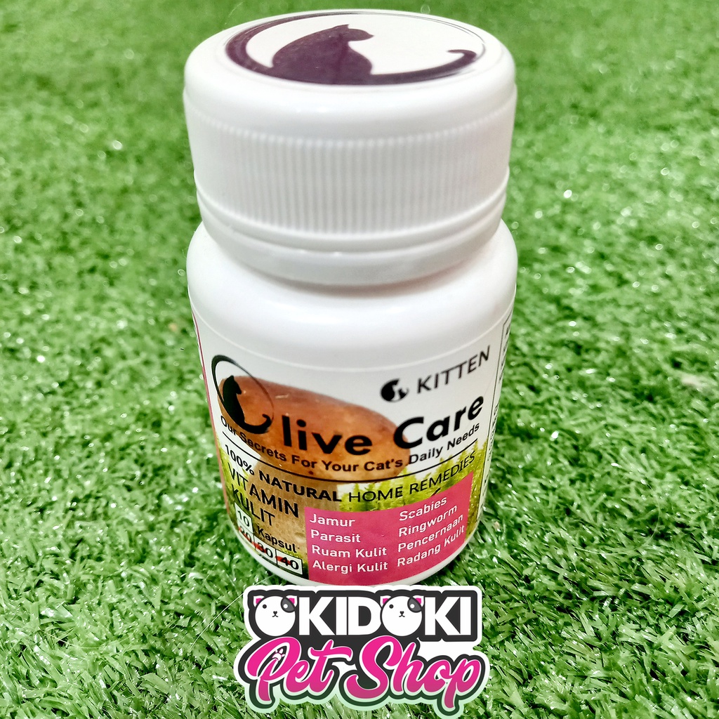 Olive Care Vitamin Cat Skin Adult Mushroom Parasite Scabies Ringworm