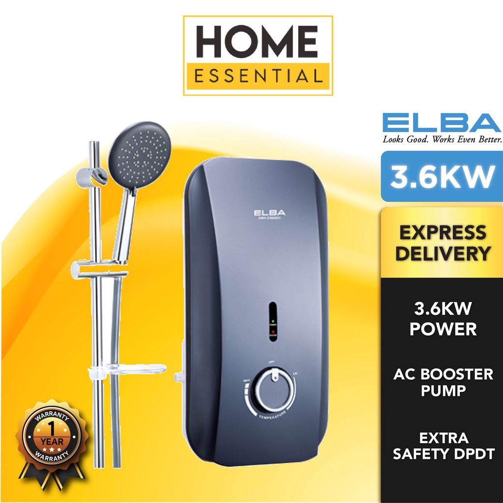 Elba Dc Pump Water Heater EWHE3885DC(SG) Ac Pump Water Heater EWHG3663AC(SW) EWHG3663AC