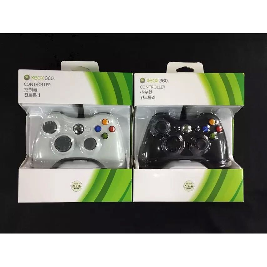 official xbox 360 wired controller