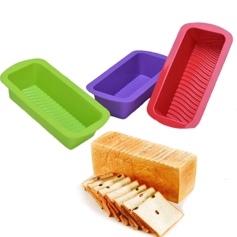 Nonstick Silicone Bread Loaf Pan Toast Bread Mold for Cakes Breads