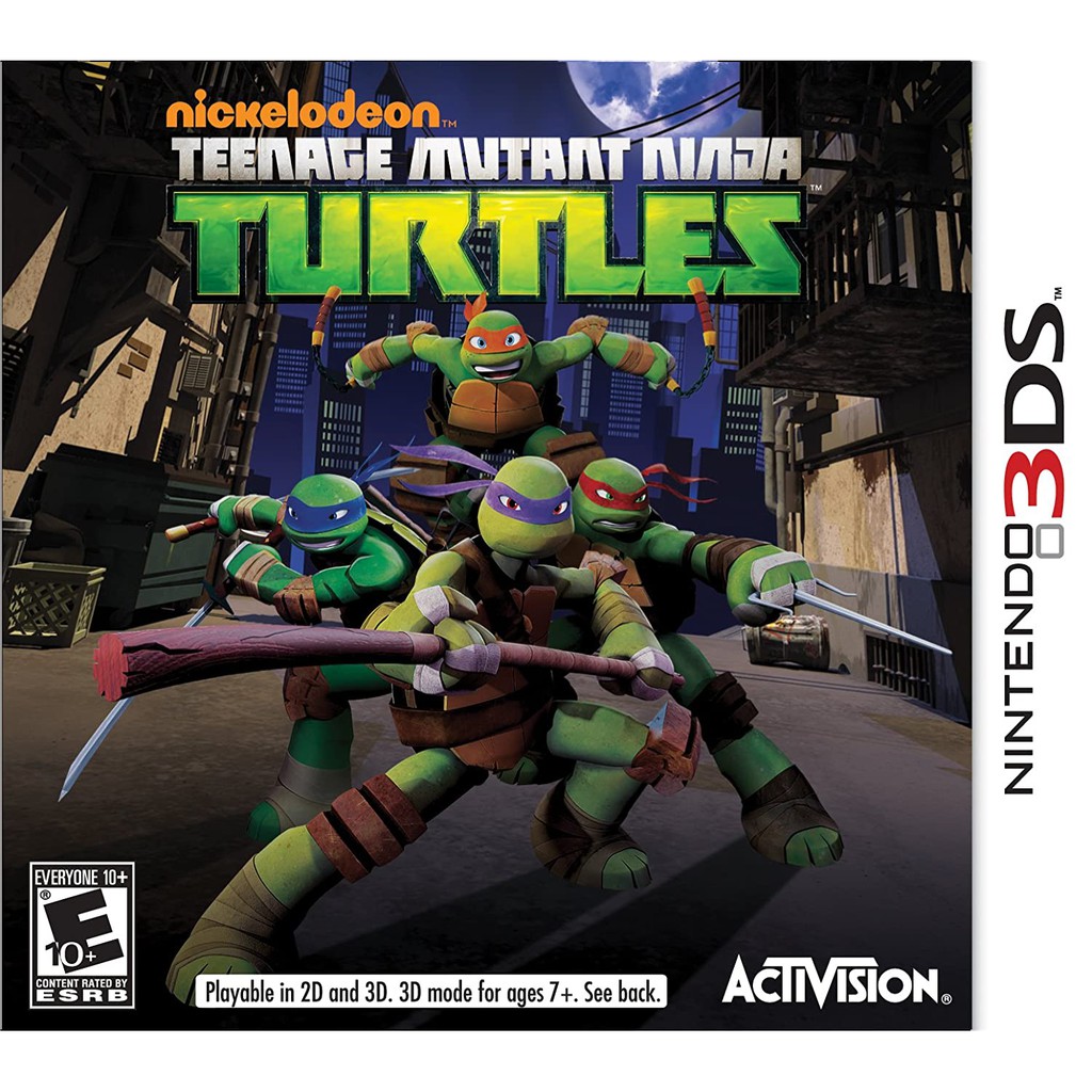 teenage mutant ninja turtles 3ds