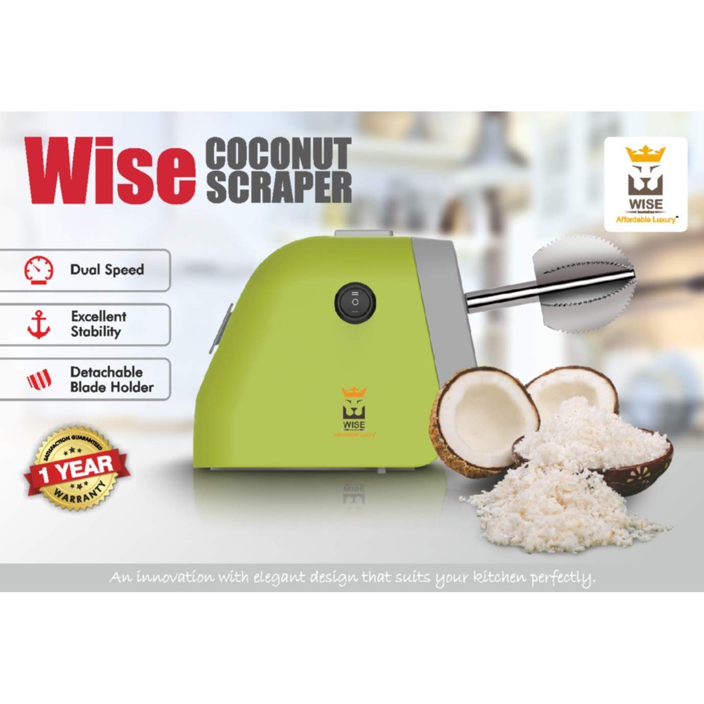 Coconut Scraper Good Quality Red 100W Motor Highly Safe Fast Shipping From IND 