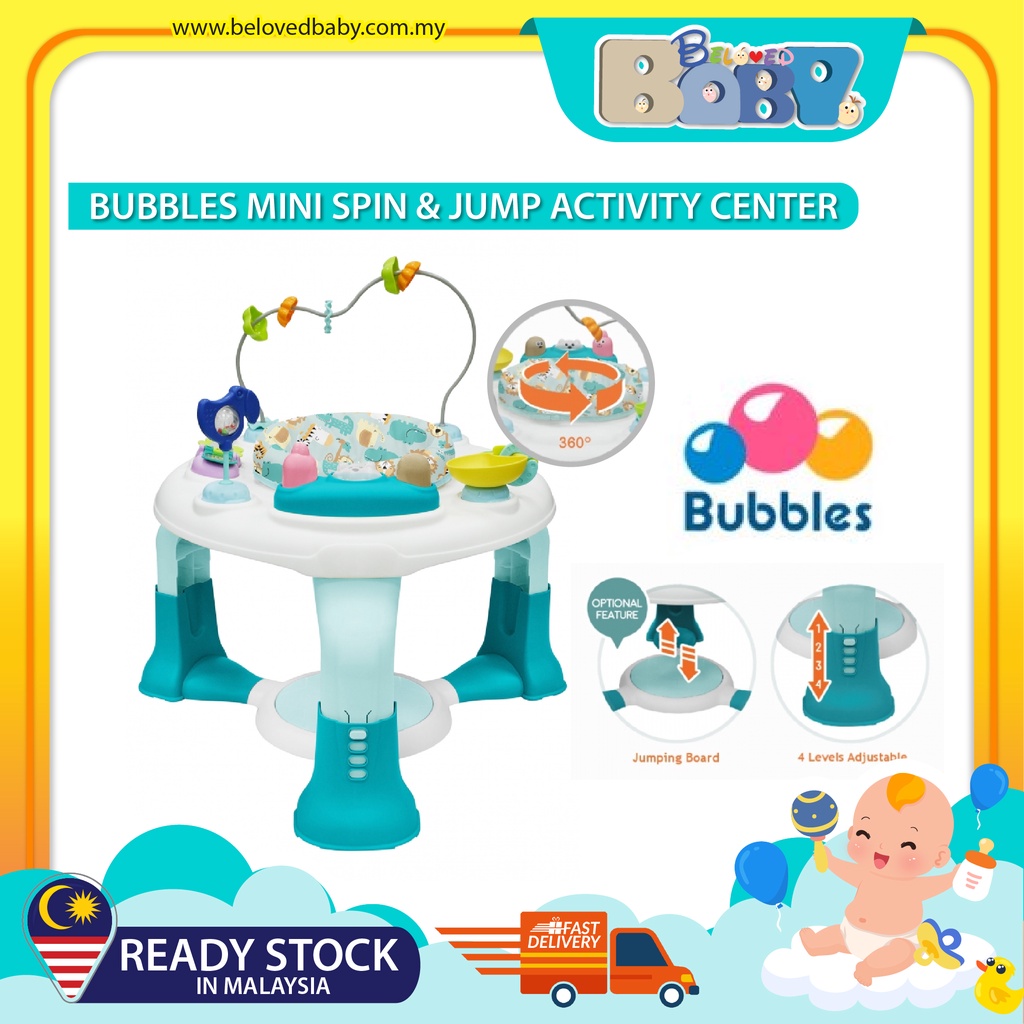 Bubbles Mini Spin & Jump Activity Center Shopee Malaysia