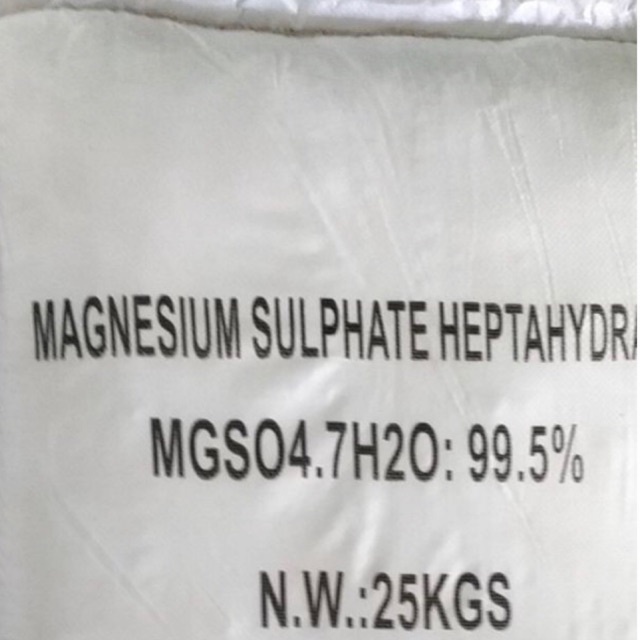 Mgso4 7H2O Magnesium Sulfate bag 500g Magnesium sunphat CAS 10034998 (25kg bag retails more