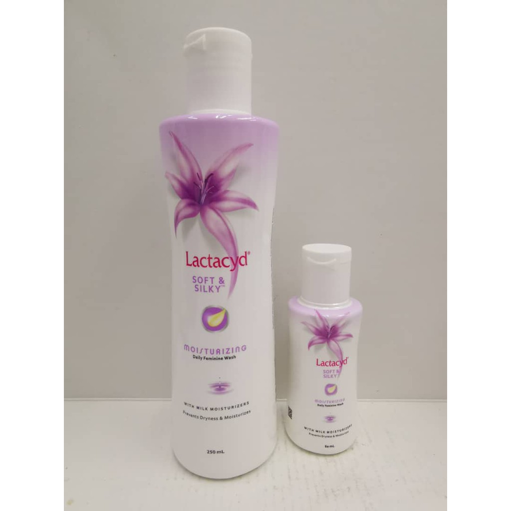 Lactacyd Soft Silky Feminine Wash 60ml 250ml Shopee Malaysia