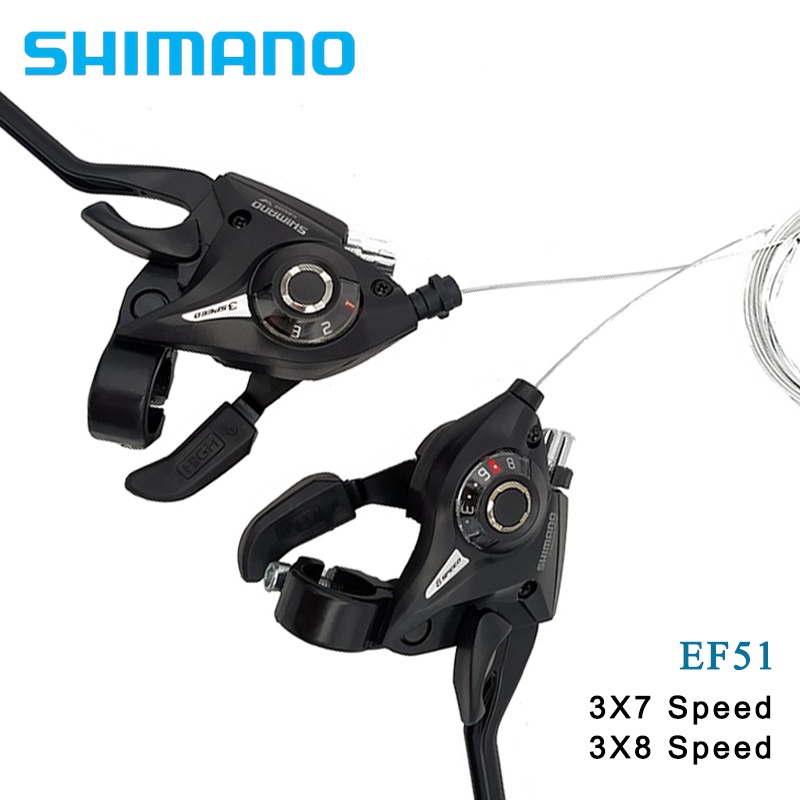 ST-EF51 Gear Shifter/Brake Lever 3 X 7,8 Speed or Set Black V-brake for Shimano 