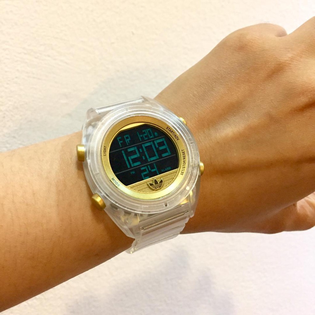 adidas transparent watch