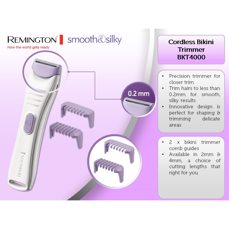 trimmer remington bkt4000 smooth&silky