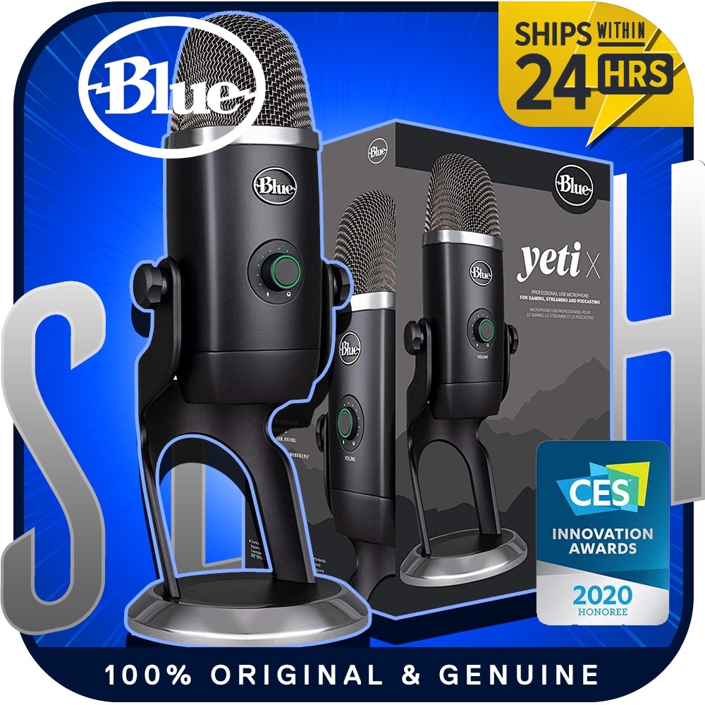 Blue Yeti X USB Microphone for PC & Mac, Gaming, Podcast, Streaming and