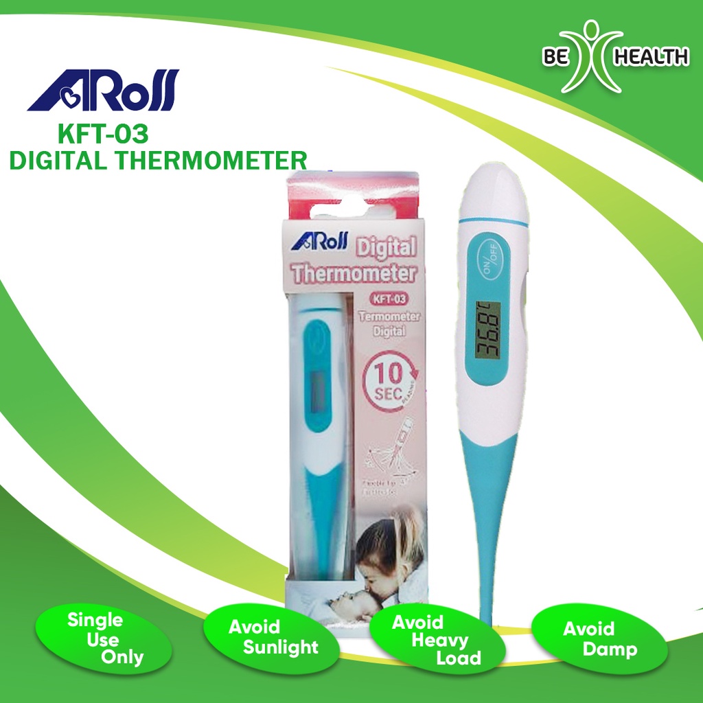 (Ready Stock) Aros Digital Thermometer / Termometer Digital (KFT03/KFT