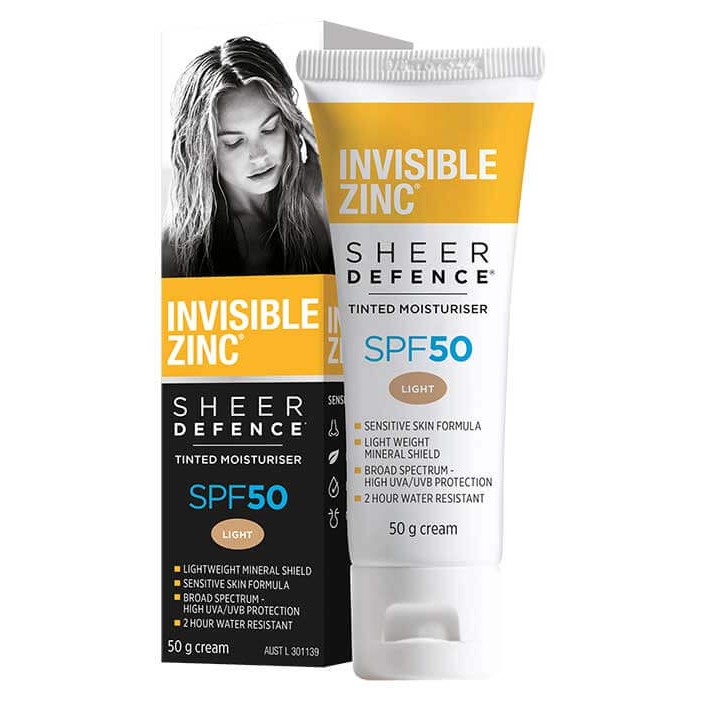 invisible zinc sunscreen