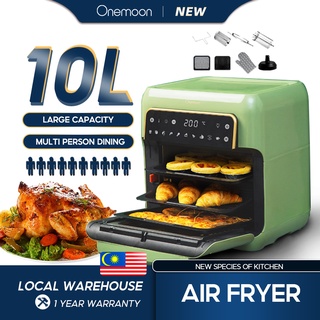 Image of Onemoon OA9 Large High-Capacity Air Fryer - Green (10L)
