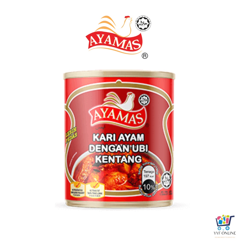 Ayamas Canned Chicken Curry With Potatoes Extra Spicy Kari Ayam Ubi