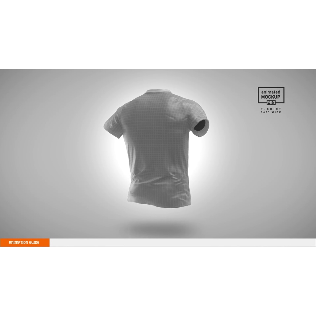 T-shirt 360 Wide Mockup Template - Animated Mockup SCENES | After Effect  Full HD | Shopee Malaysia