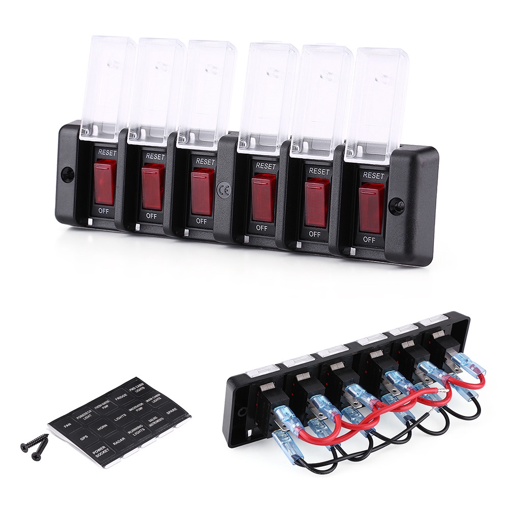 Aramox 12 Volt Voltmeter Battery Tester Switch Dual Test Meter/Gauge