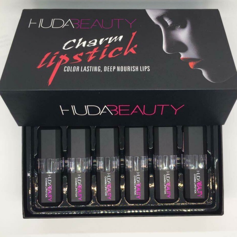 huda lipstick set of 12 original