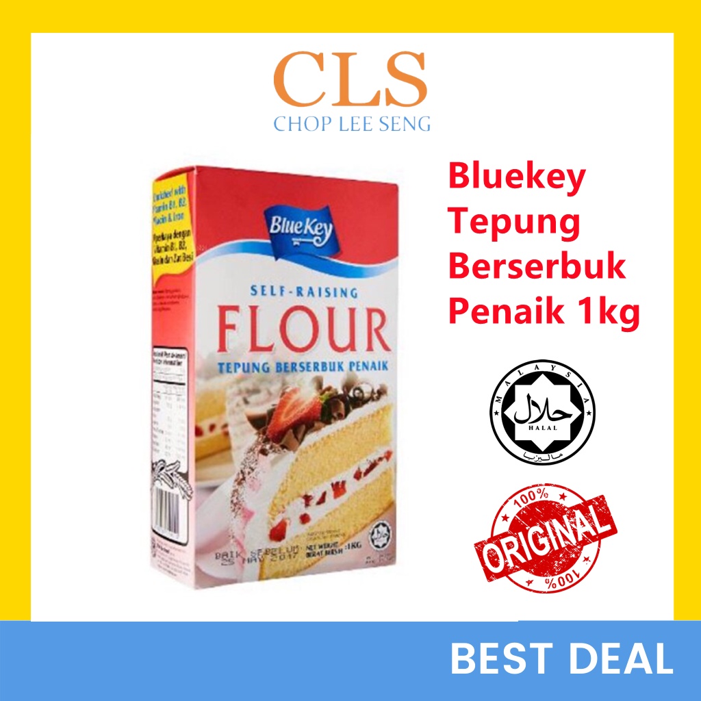 CLS BlueKey Tepung Berserbuk Penaik Kek Naik Sendiri Blue Key Self ...