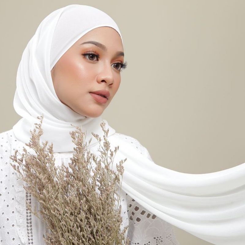 Buy Shawl Satin White Luxe Bubble Seetracker Malaysia