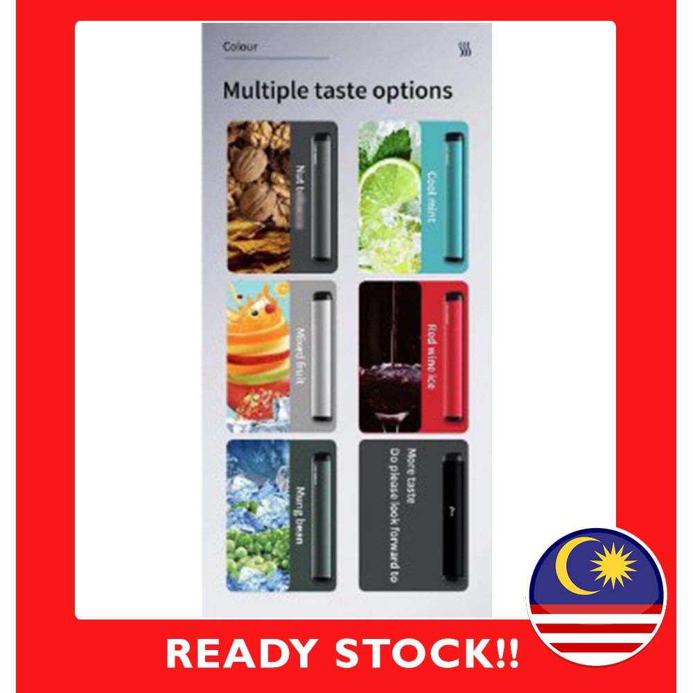 Preferred Original Remax Disposable Vape Pen Pod Mod Starter Pakai Buang Vape Kit Ready Stock One Time Use Shopee Malaysia