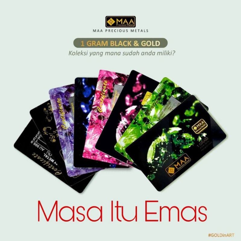 GoldBar BlackGold 1g MAA by Rafniez's Gold & Jewellery