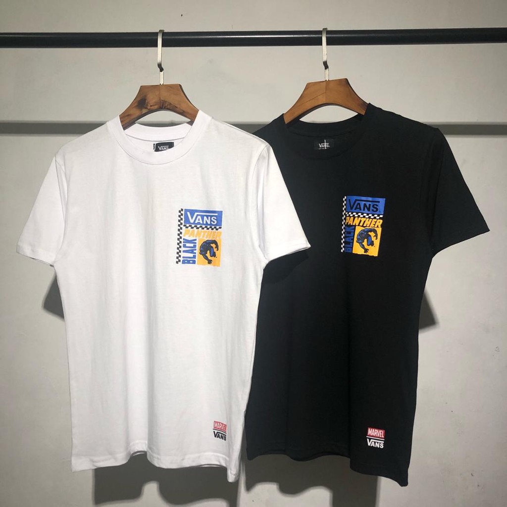 vans black panther t shirt