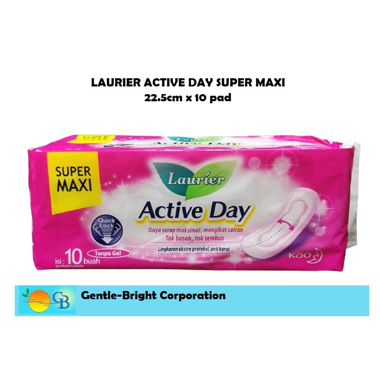 LAURIER SUPER MAXI SANITARY PAD 22.5CMX10PAD Shopee Malaysia