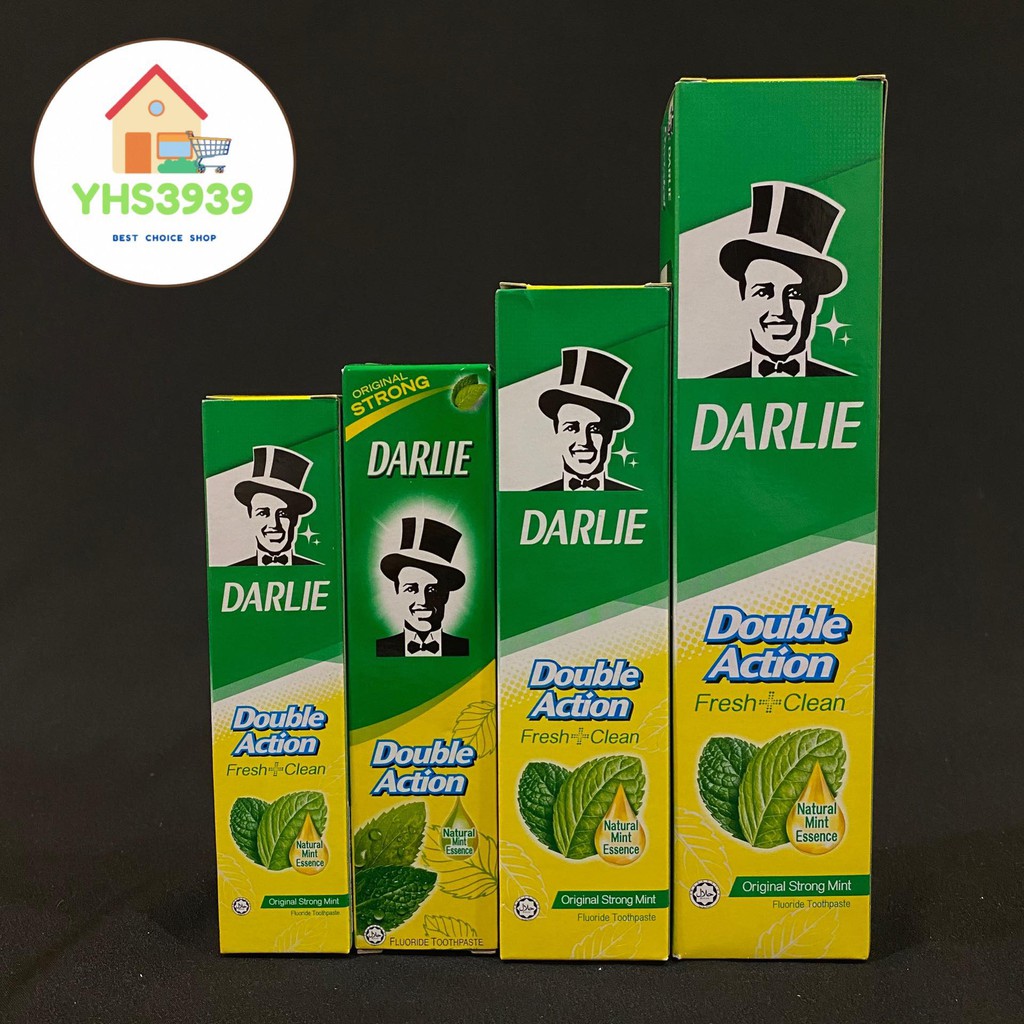 Darlie Double Action Freah+Clean Original Strong Mint 50g/75g/100g/250g牙膏