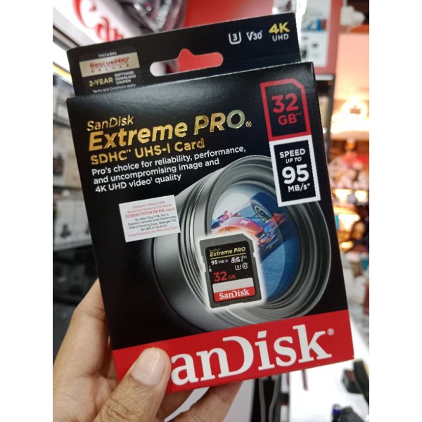 SDカード 32GB SanDisk SDSDXXG-032G-GN4IN クラス10 V30 s R:95MB SDHC W:90MB U3