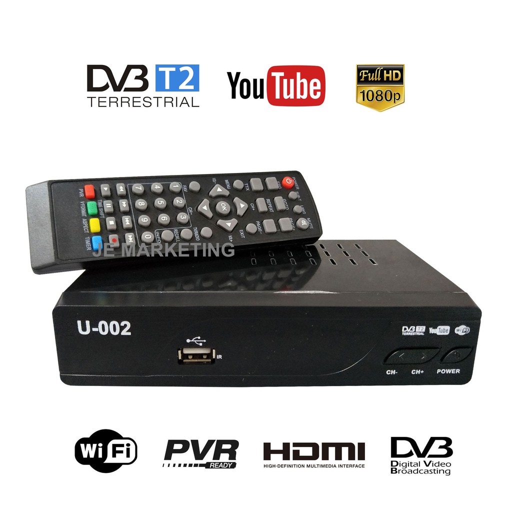 U-002 DVB-T2 MYTV DIGITAL TV DECODER | Shopee Malaysia