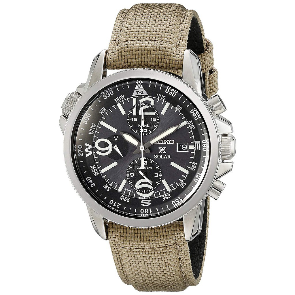 seiko solar military watch