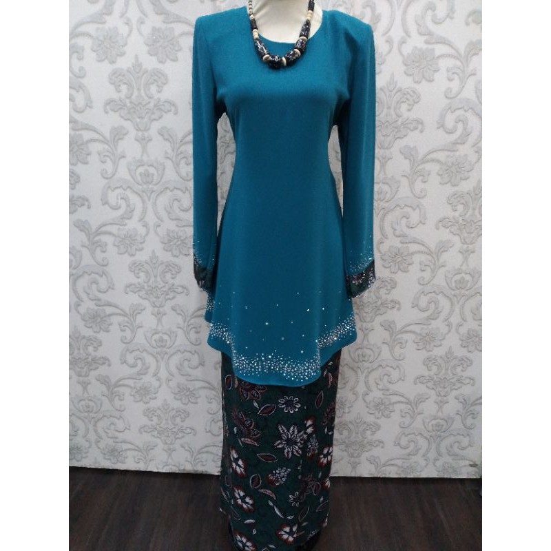 Baju kurung Sara Ann (7851-BK) | Shopee Malaysia