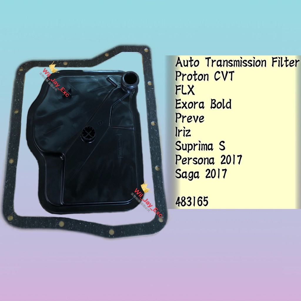 AUTO FILTER 483165 GASKET KERTAS CVT FLX,EXORA BOLD,PREVE,IRIZ,SUPRIMA