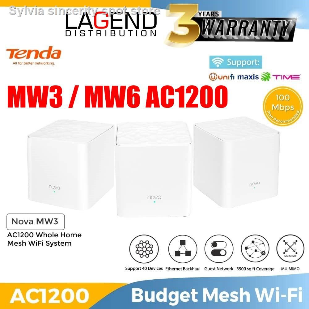 malaysia tenda nova mw3 / mw6 ac1200 mu-mimo whole home mesh wifi ...