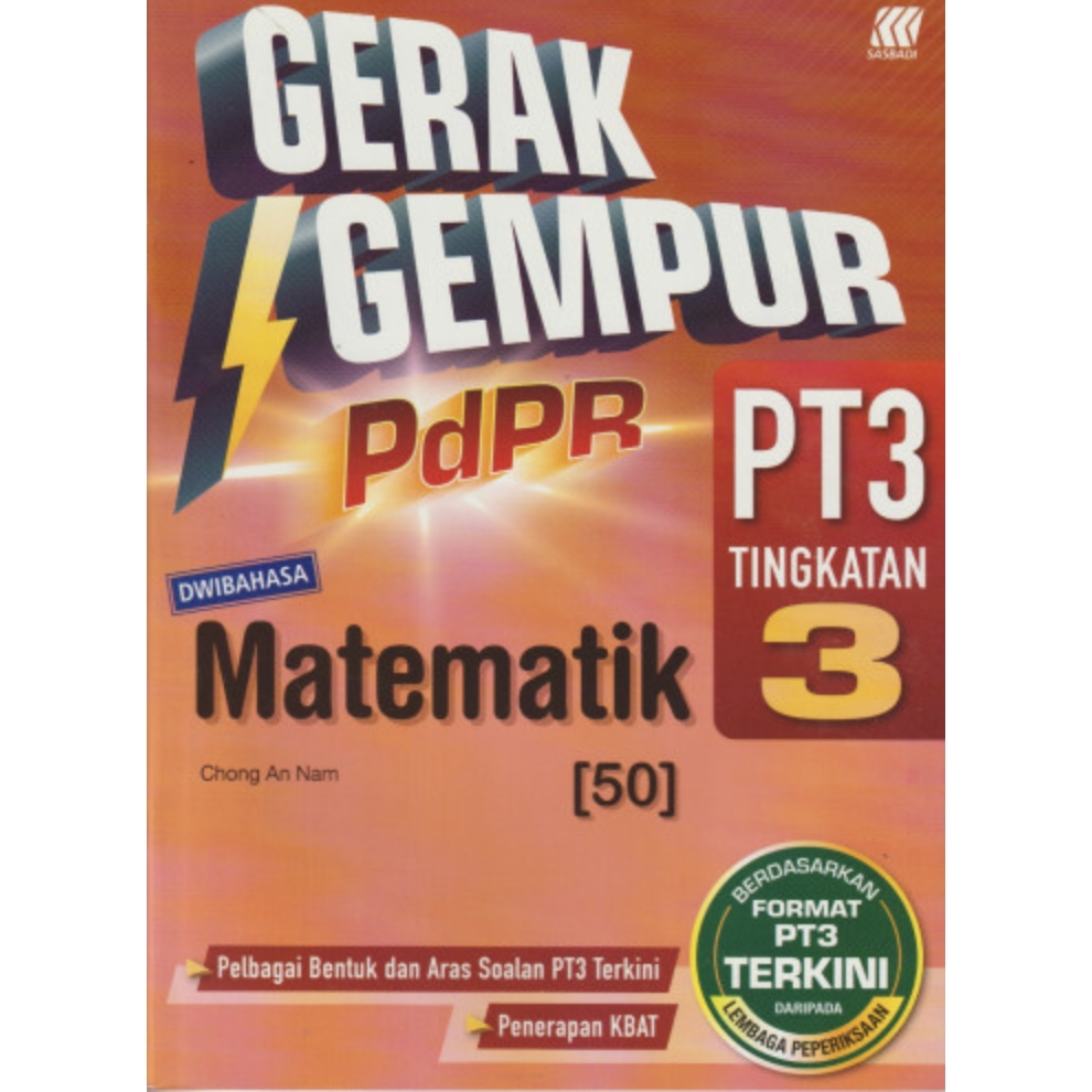 W&O] Gerak Gempur PT3 Matematik Tingkatan 3 (Dwibahasa) KSSM 2021 