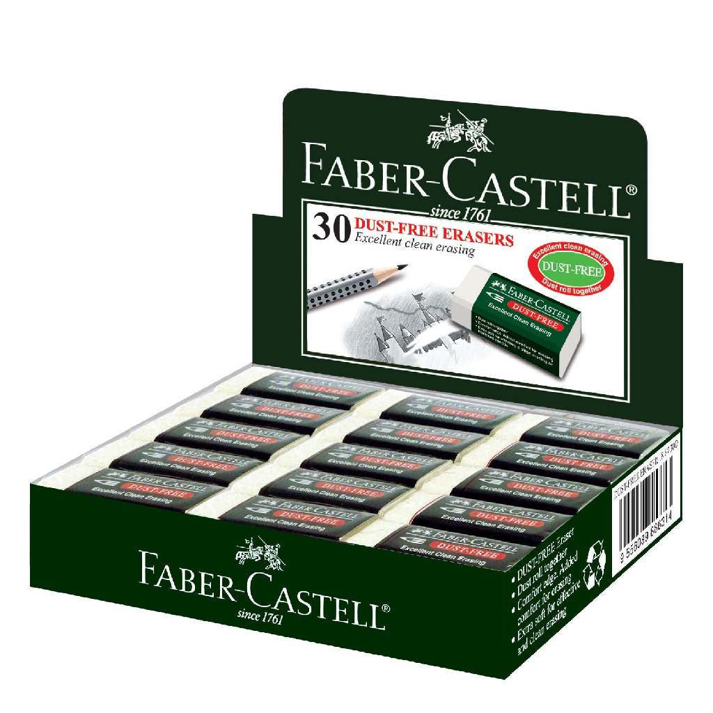 Faber-Castell : Dust-Free Eraser : Black