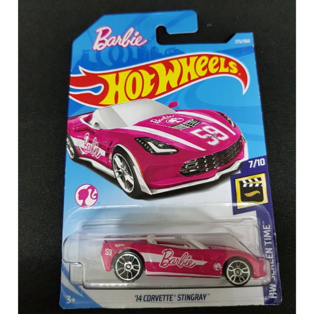 hot wheels 14 corvette stingray barbie