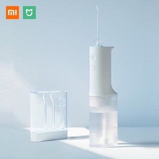 Xiaomi Mijia MEO701 Portable Electric Oral Irrigator Dental Irrigator Teeth Water Flosser IPX7 Waterproof Bucal Tooth Cleaner Toothpick Dental Care Waterpulse 200ML 1400/min
