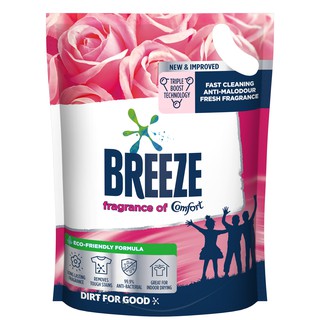 Breeze Detergent Liquid Fragrance of Comfort Refill Pack (1.5kg ...