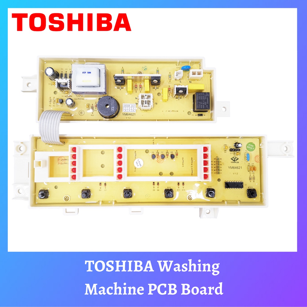 TOSHIBA Washing Machine PCB Board / Papan PCB Mesin Basuh VH1250S