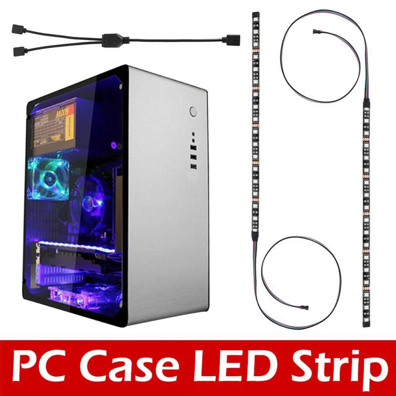 relax love gaming pc case light kit rgb led strip remote control for asus aura mid tower