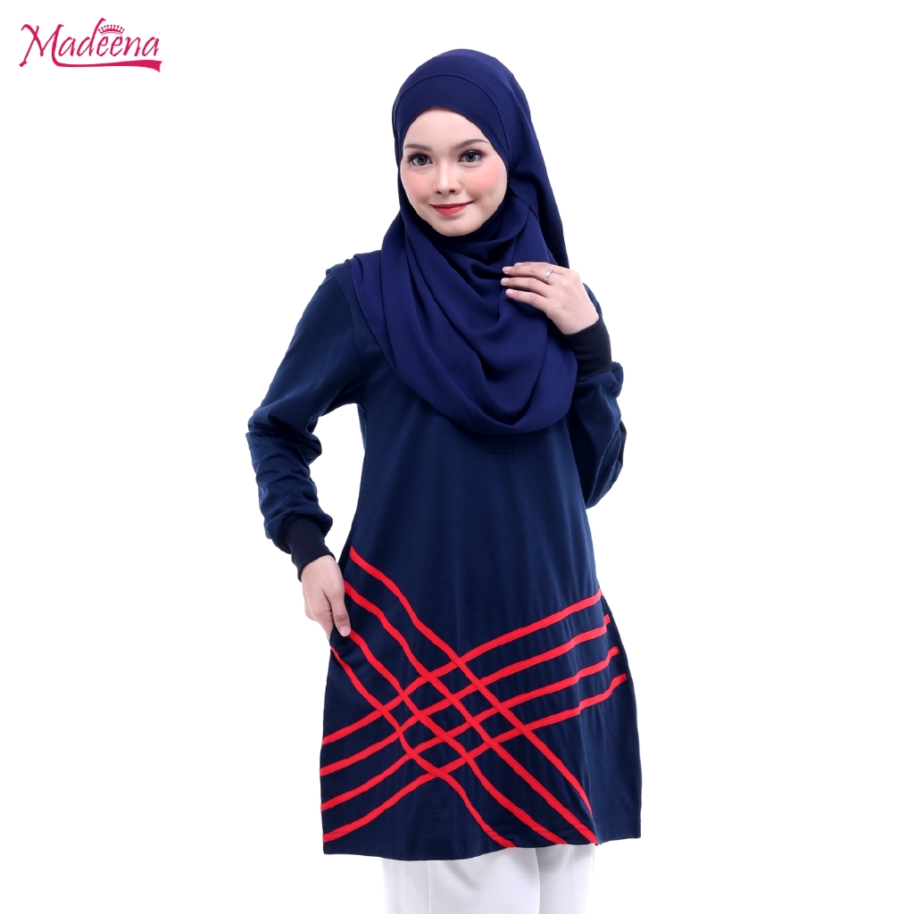 Baju Muslimah MED0090 Navy Blue Shopee Malaysia Baju Muslimah MED0090 Navy Blue Shopee Malaysia