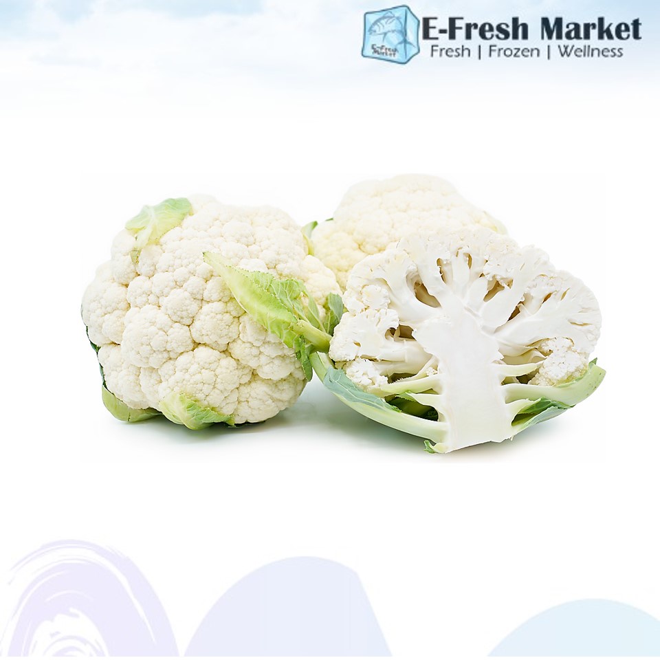 V73 Fresh Cauliflower/ Kobis Bunga, 500gm (Penang Only)